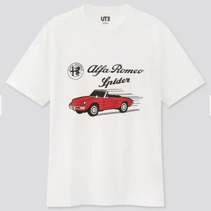 Uniqlo Alfa Romeo Spider T-shirt (Sz Small)